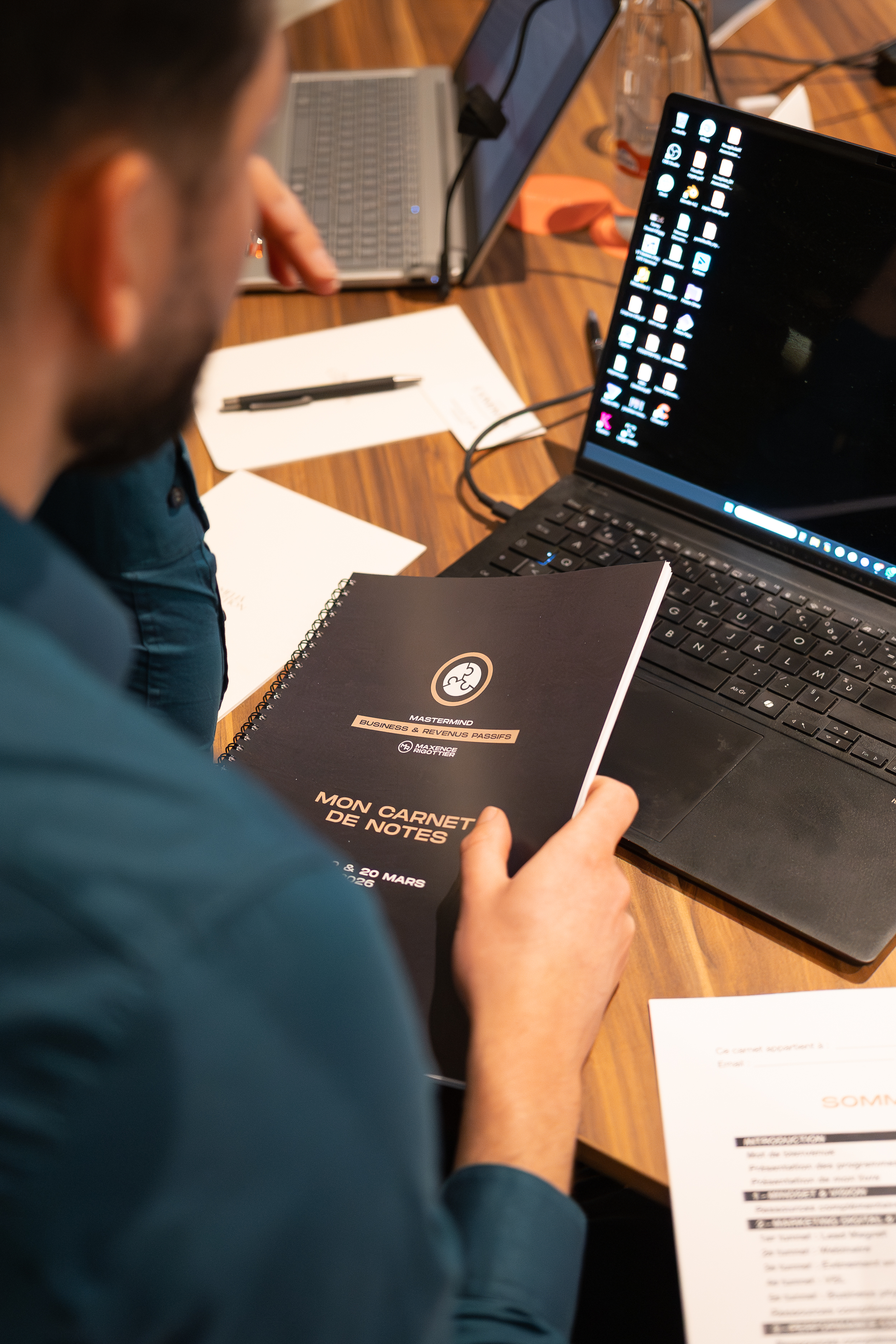 Jonathan Nowak au bureau Fructify